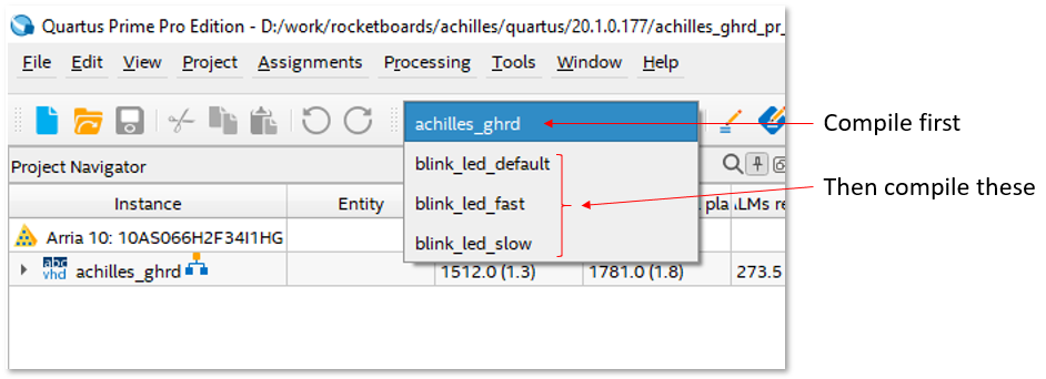 Compiling Revisions